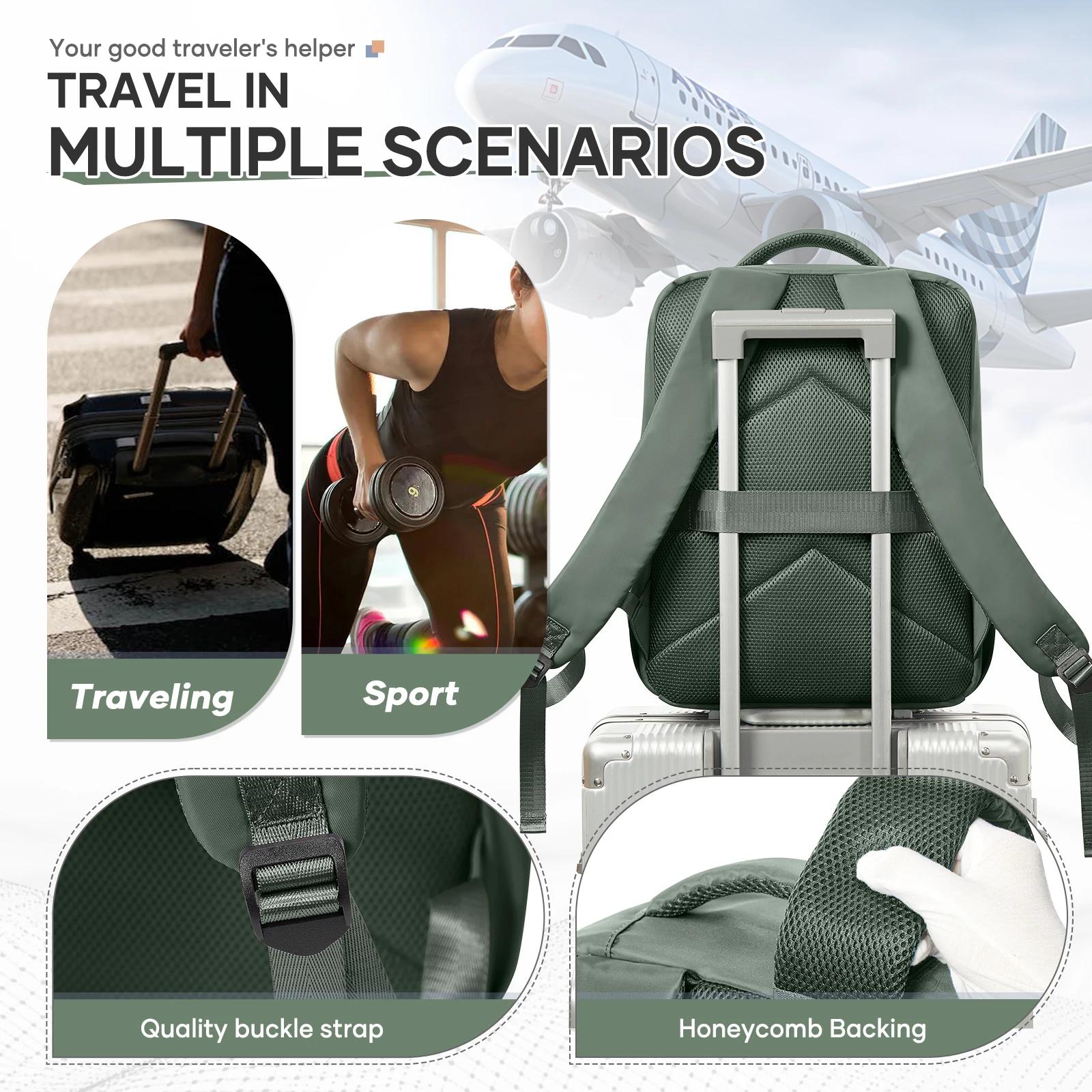 Ryanair 40x30x20 sac à dos de voyage sac à dos de compression sous vide avec pompe, sac de cabine Wi