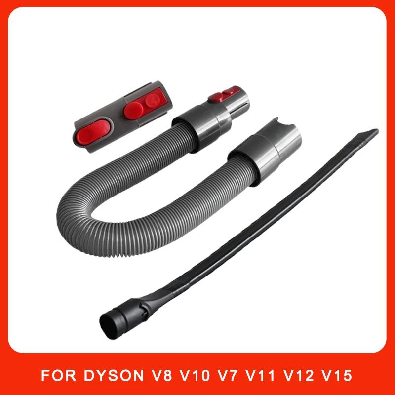 Kit de tuyau adaptateur Flexible pour suceur plat, pour aspirateur Dyson V8 V10 V7 V11 V12 V15, comm