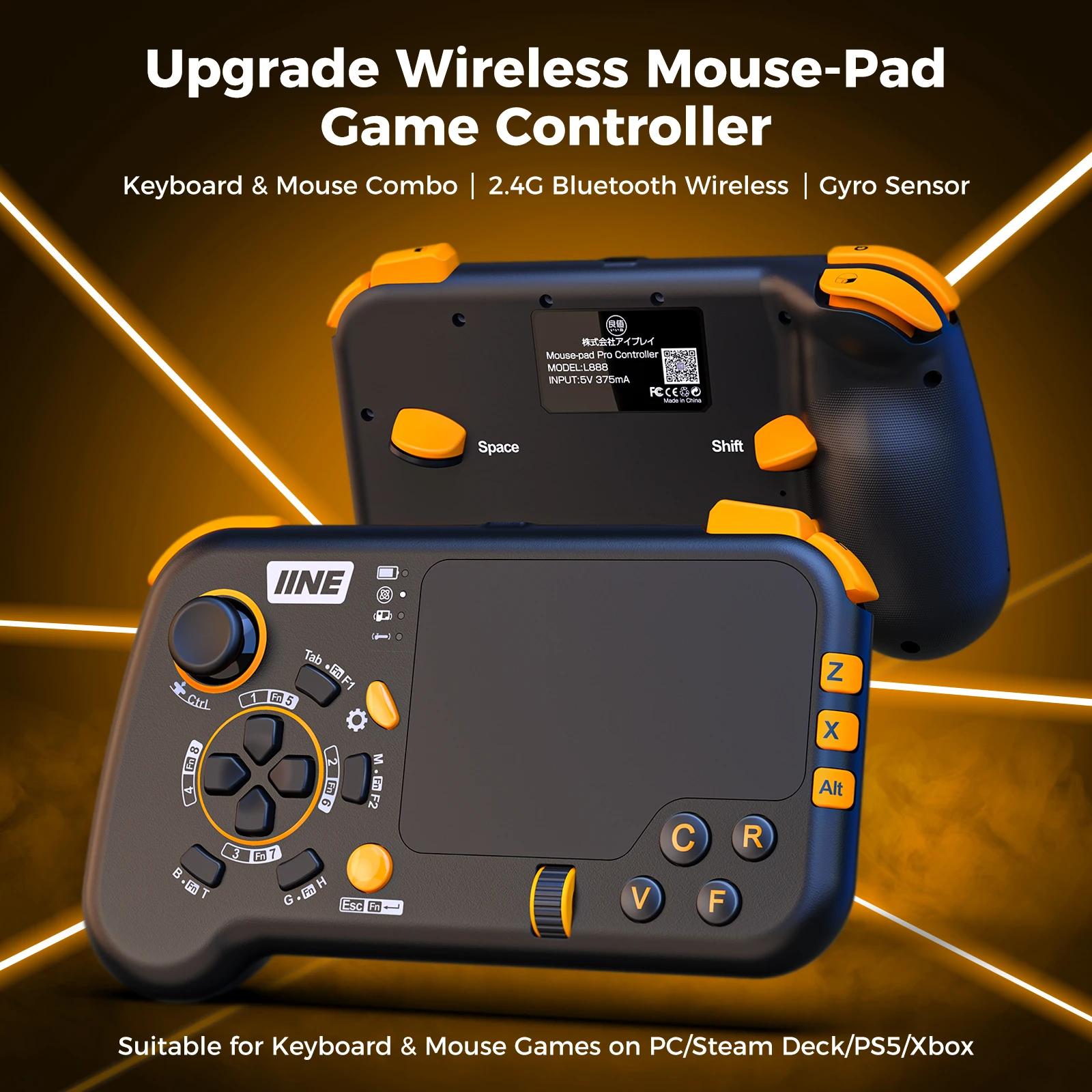 Contrôleur de tapis de souris sans fil IINE Ungrade comme ensemble combiné clavier et souris avec pa