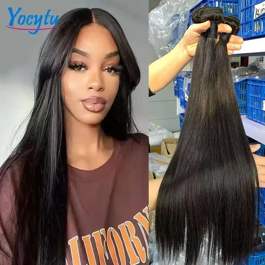 12A Tissage Cheveux Humains 20 20 20 Pouces Tissage Lot Brésilien 100% Cheveux Humain YOCYTU Tissage