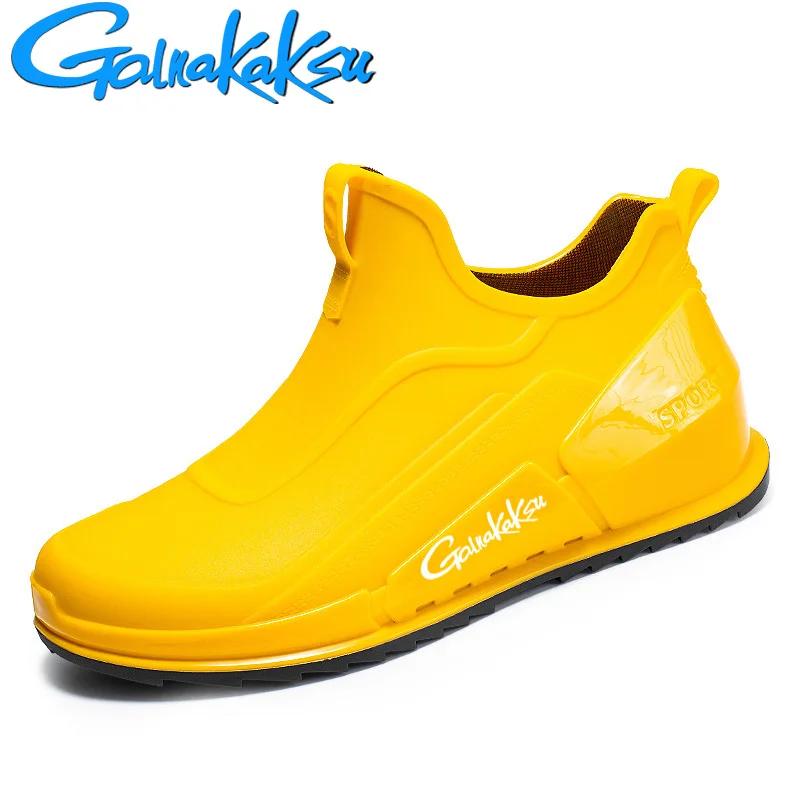 Chaussures d'eau de pêche pour hommes, antidérapantes, imperméables, pour l'extérieur, légères en ca