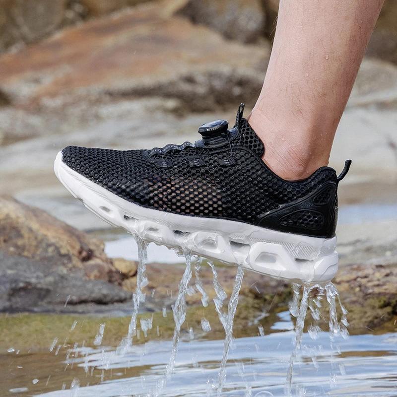 Chaussures aquatiques unisexes à séchage rapide pour sports nautiques en plein air, randonnée en riv