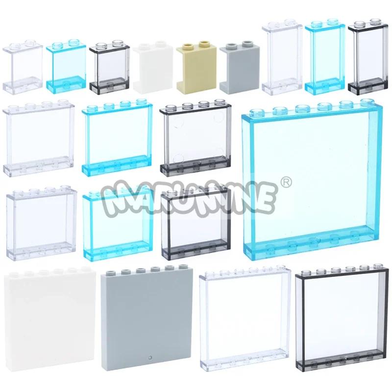 MARUMINE MOC – bloc de construction, partie fenêtre, maison en verre, panneau mural Transparent 8755