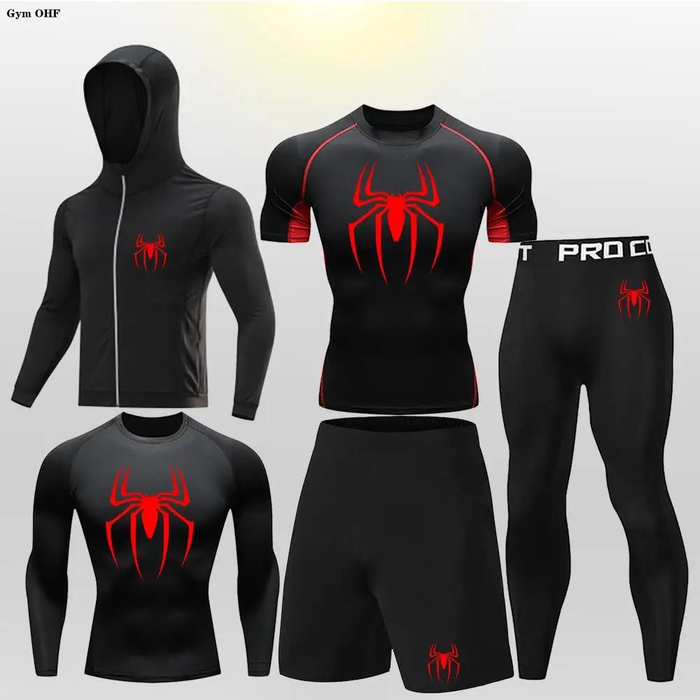 2099 Spider super-héros combinaison de Compression enfants Rashguard Jiu Jitsu Fitness maillots de b
