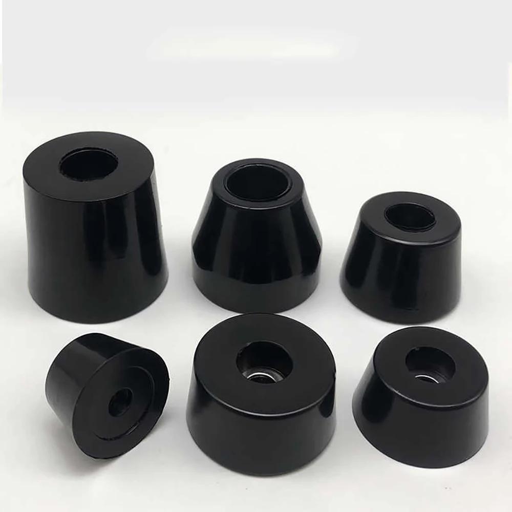 Coussinet de pied en caoutchouc noir 11mm-50mm, absorbant les chocs, antidérapant, Protection des pi