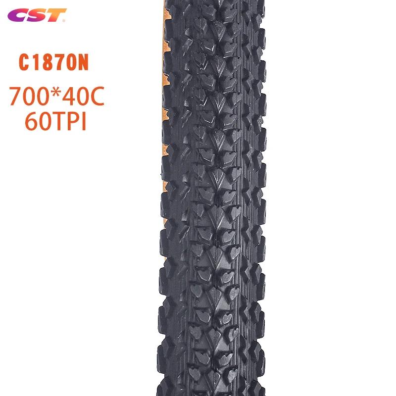 CST-Pneu de vélo de route 700C, 700 x 40C, C1870N, 40-622 60TPI, degré d'usure