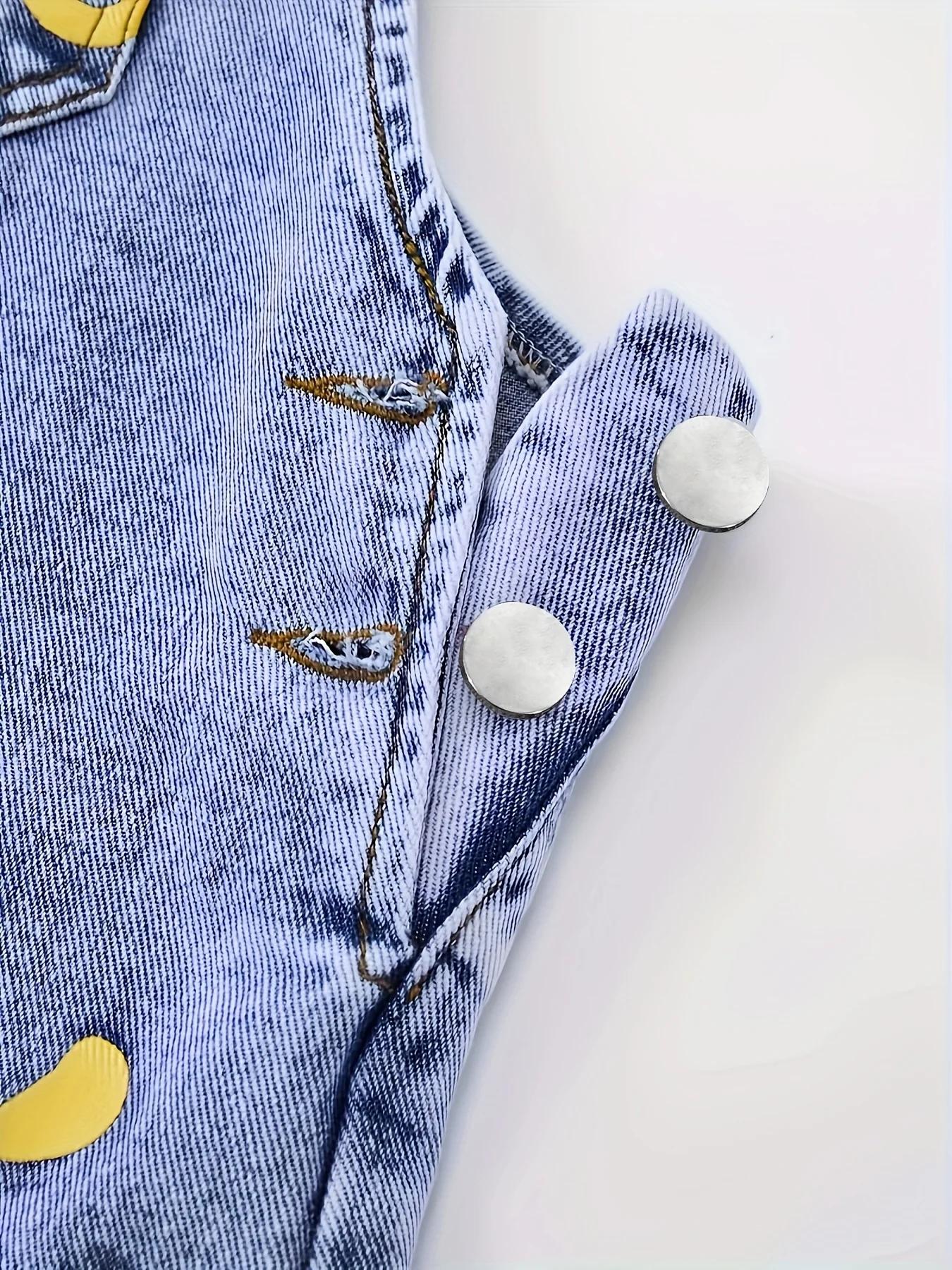 Pantalon en denim droit et ample imprimé motif tournesol Y2K pour fille, pantalon à cordon de serrag