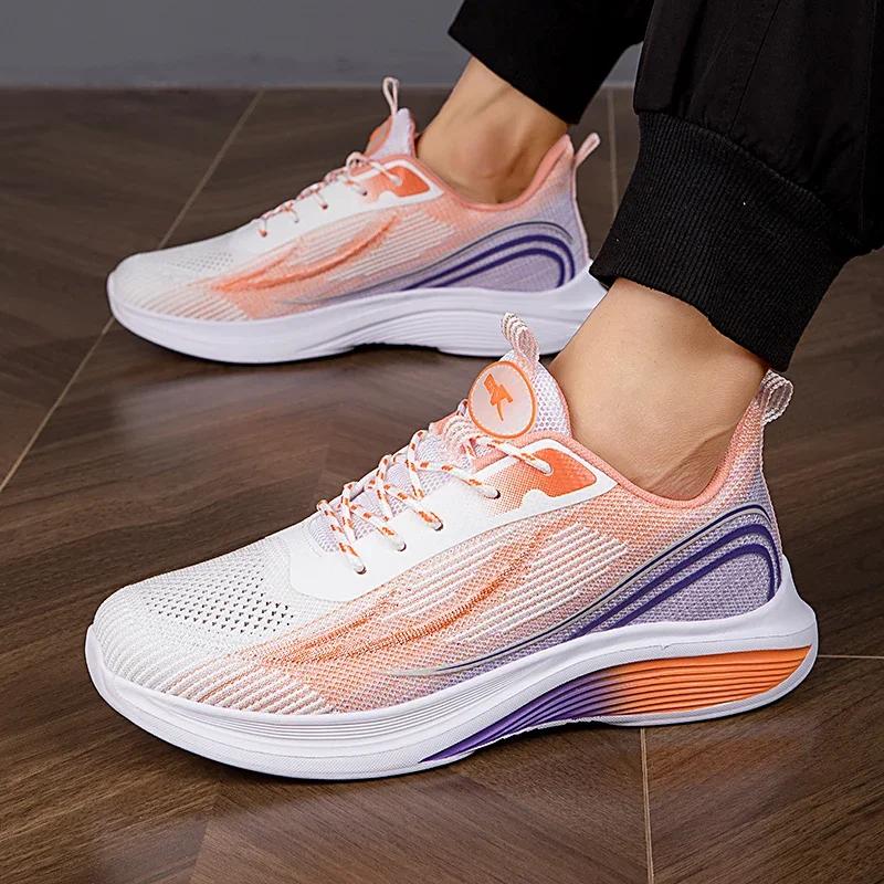 Chaussures de course décontractées pour femmes, maille antidérapante, respirantes, à la mode, pour l