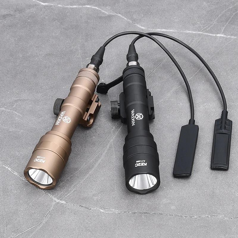 WADSN SF M600 M600C M600U Lampe torche puissante pour airsoft, chasse, éclairage de fusil de chasse,