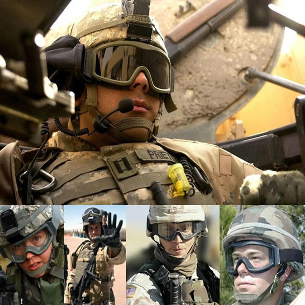VULPO lunettes tactiques Airsoft Paintball lunettes de tir coupe-vent Anti-buée lunettes randonnée a