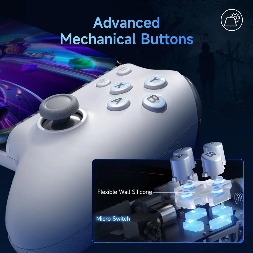 Manette de jeu mobile EasySMX M15 Type C à capteurs Hall pour téléphones Android et iPhone 15/16, co