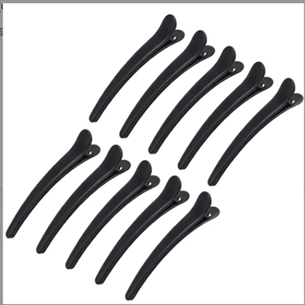 10 pièces/ensemble pince à bord en plastique épingle à cheveux accessoires grande taille 8CM pince à
