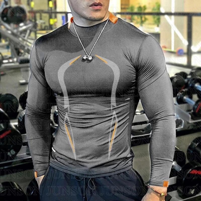 T-Shirt d'été manches longues pour hommes 2024 - Séchage rapide respirant protection solaire plein air