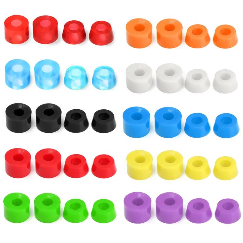 4 pièces/ensemble Skateboard camion douille essieu bagues Scooter 92A PU coussin danse Longboard Ska