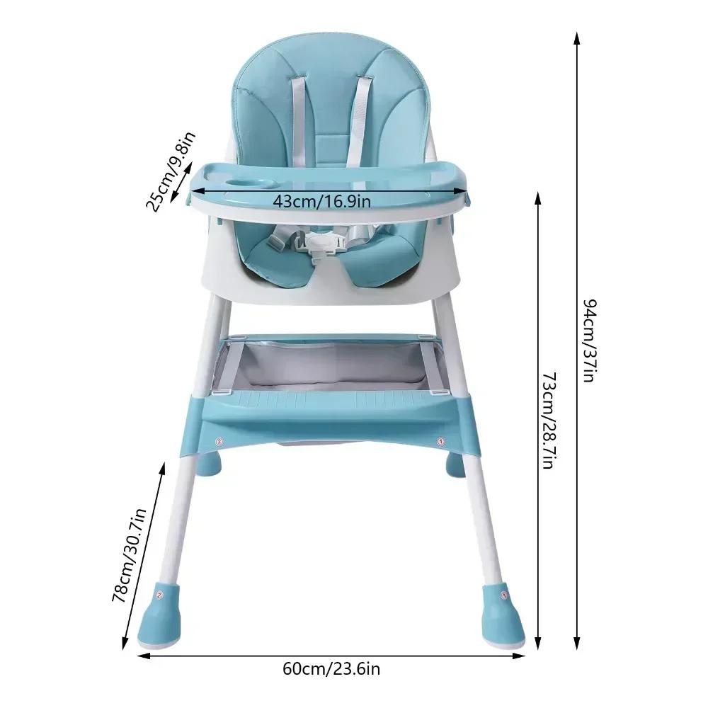 Chaise haute pour bébé, adaptée dès la naissance, chaise haute pour enfant avec plateau, chaise haut