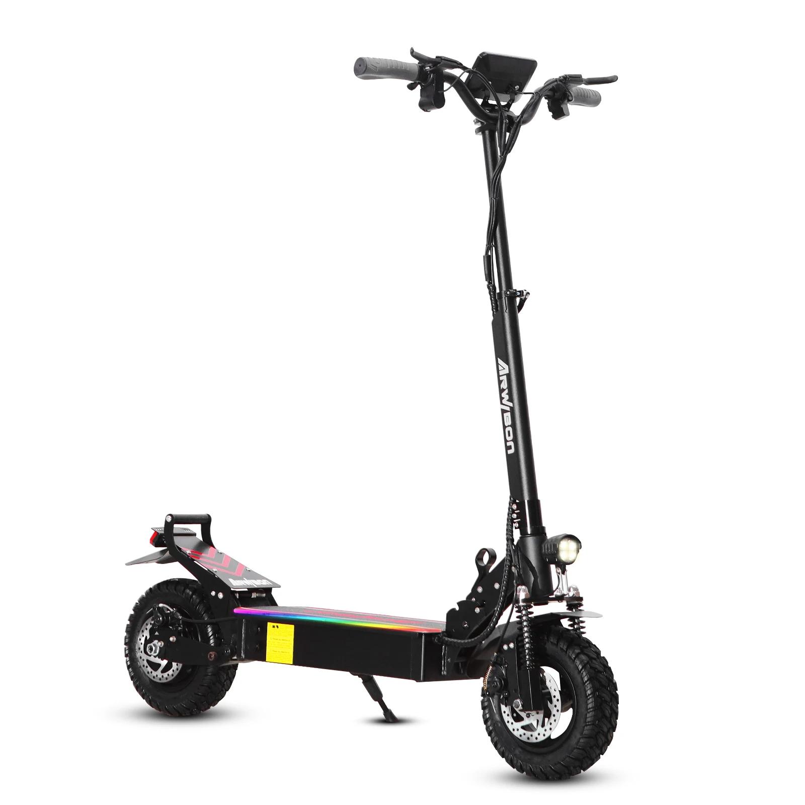 Trottinette électrique adulte Arwibon Q30, moteur 2500W, vitesse maximale 30 MPH, 48V13/16AH, pneus