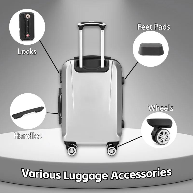 Pièces de rechange pour valises Rimowa 360 ° Roues silencieuses et lisses, roues pivotantes, insta