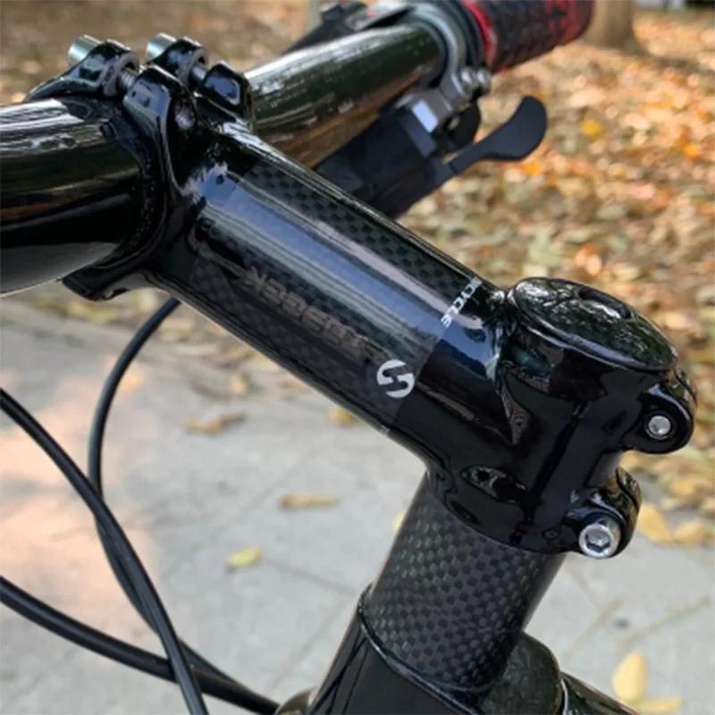 Toseek tige de vélo ultralégère 6/10/17/25/35 degrés tige de vélo en alliage de carbone 60/70/80/90/