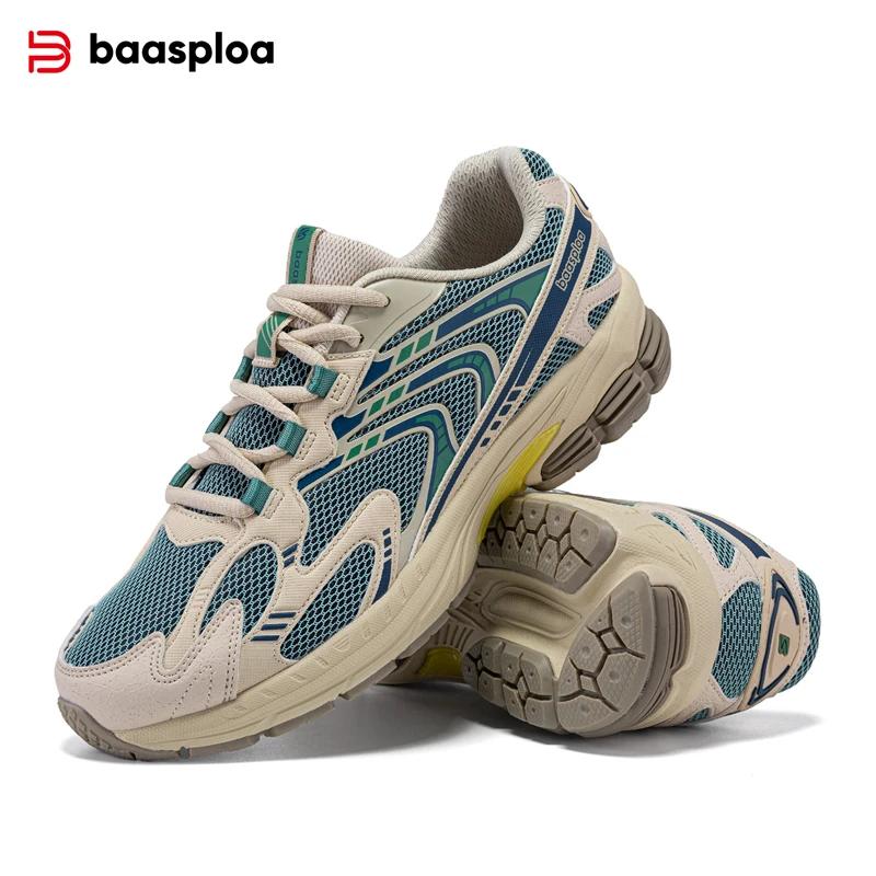 Chaussures de Course Homme Baasploa - Mode Été Respirante Amortie pour Sport Vintage