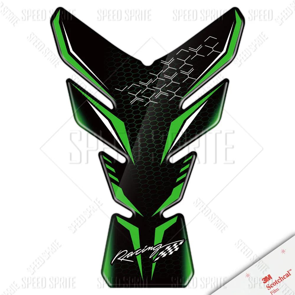 Autocollant 3D pour tampon de réservoir de moto, autocollant de protection pour Ninja400 Z900 Z1000