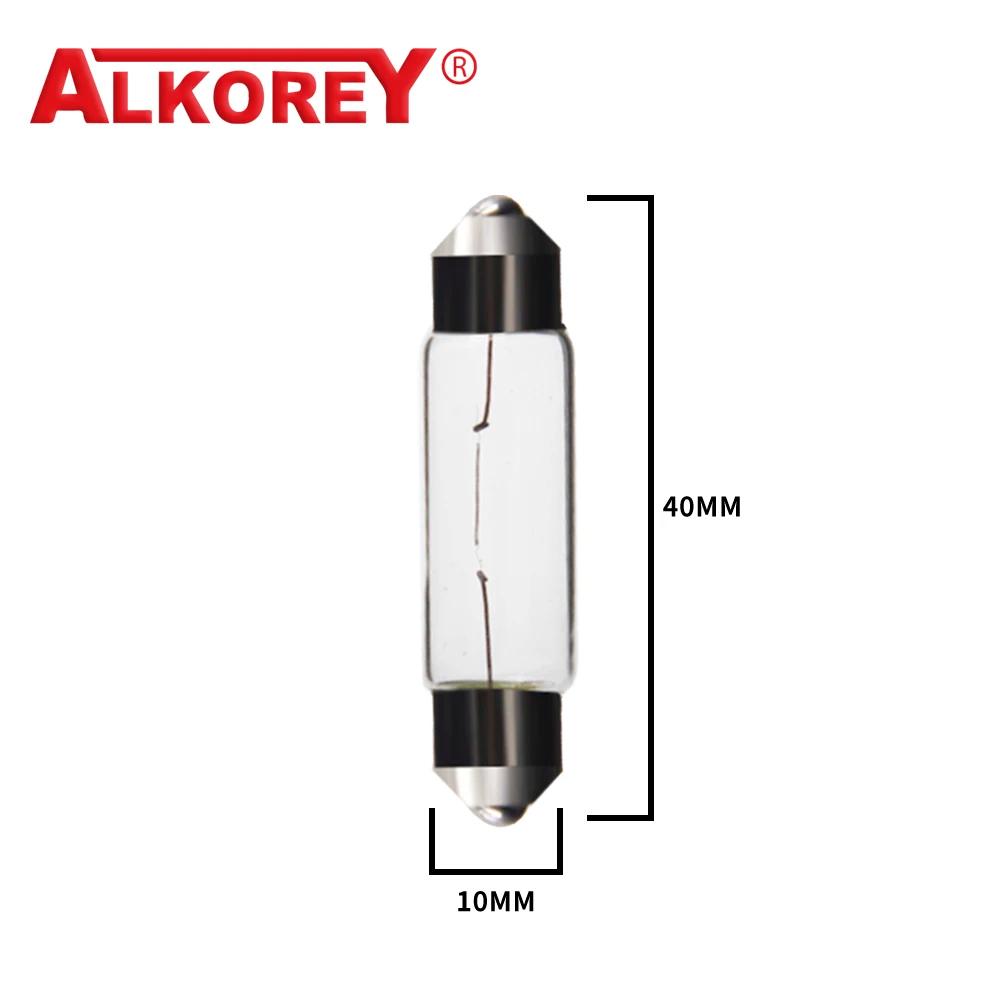 Alkorey-Ampoules halogènes pour voiture, lampe de signalisation, lumière feston, intérieur automatiq