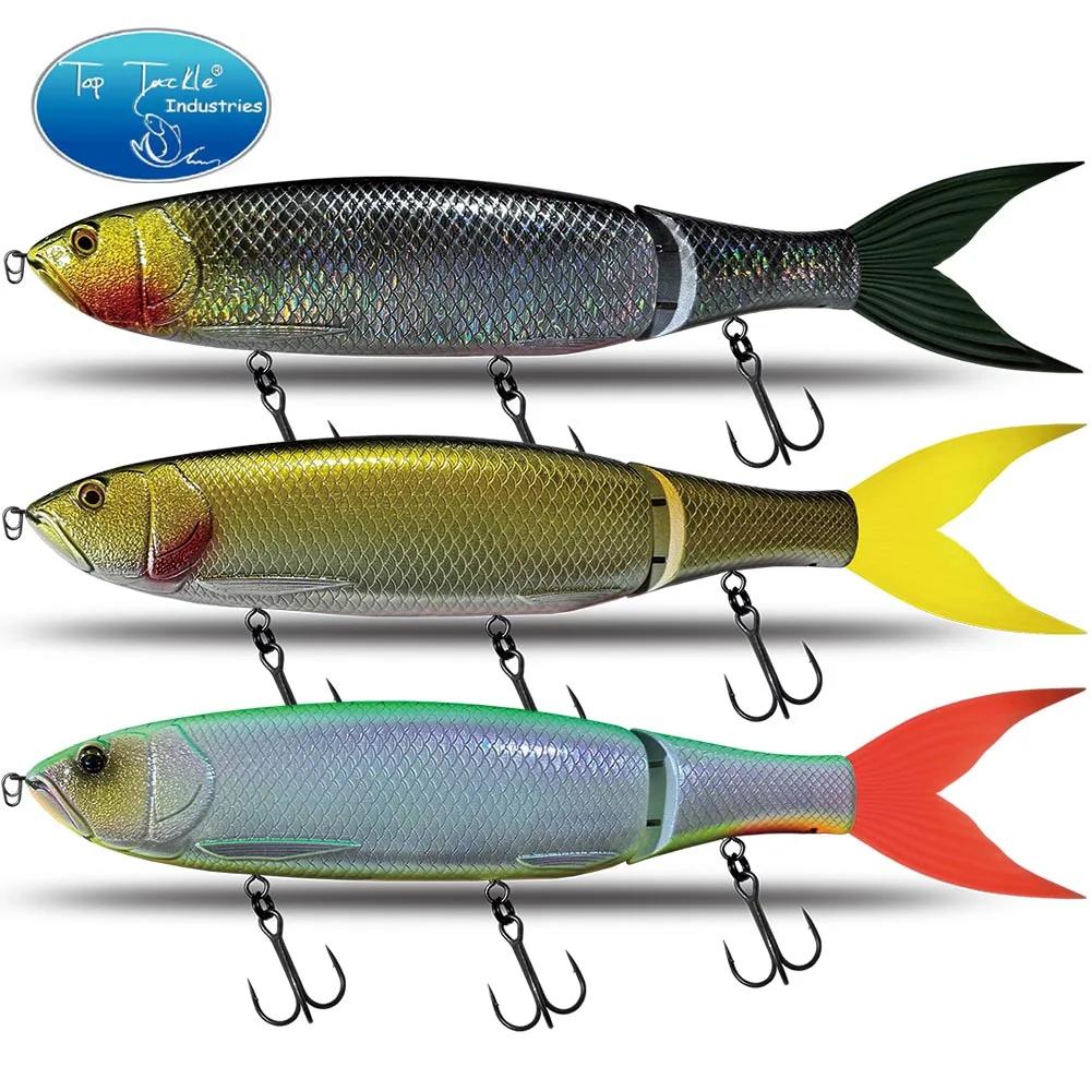 Leurre de pêche 370mm appât de natation articulé flottant/coulant 19 couleurs géant dur Section leur