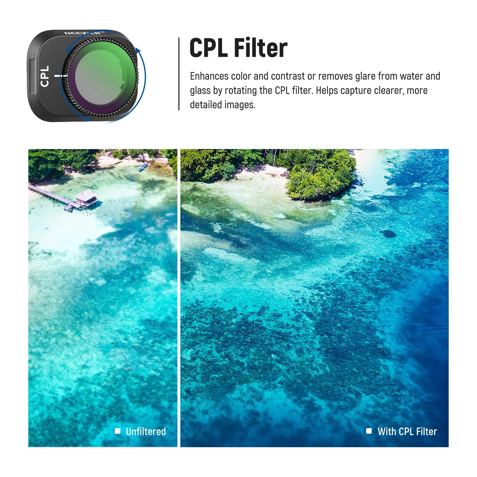 NEEWER – ensemble de filtres ND compatibles avec DJI Mini 3/Mini 3 Pro, paquet de 6, filtre à densit