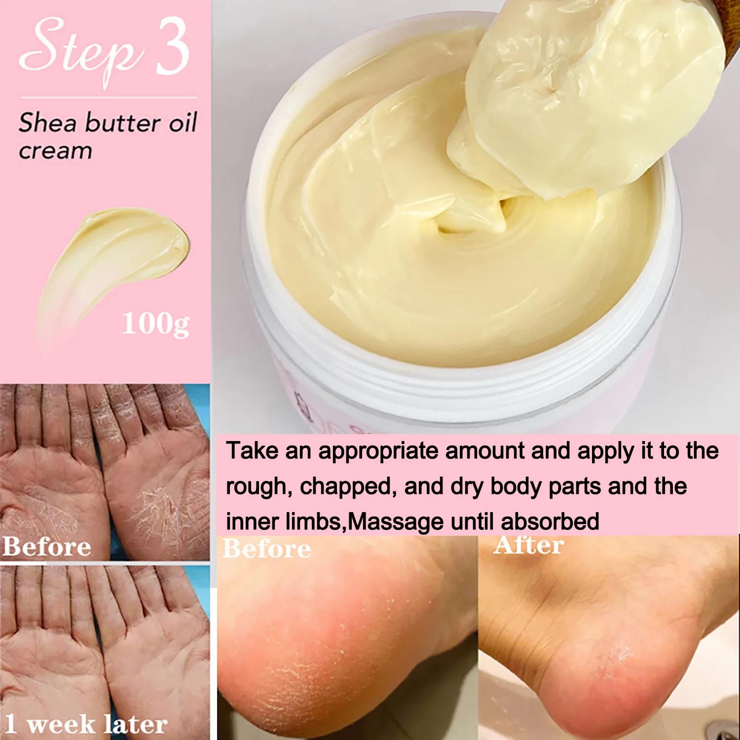AILKE Crème blanchissante à l'huile de beurre de karité biologique, éclaircissante, hydratante, nour