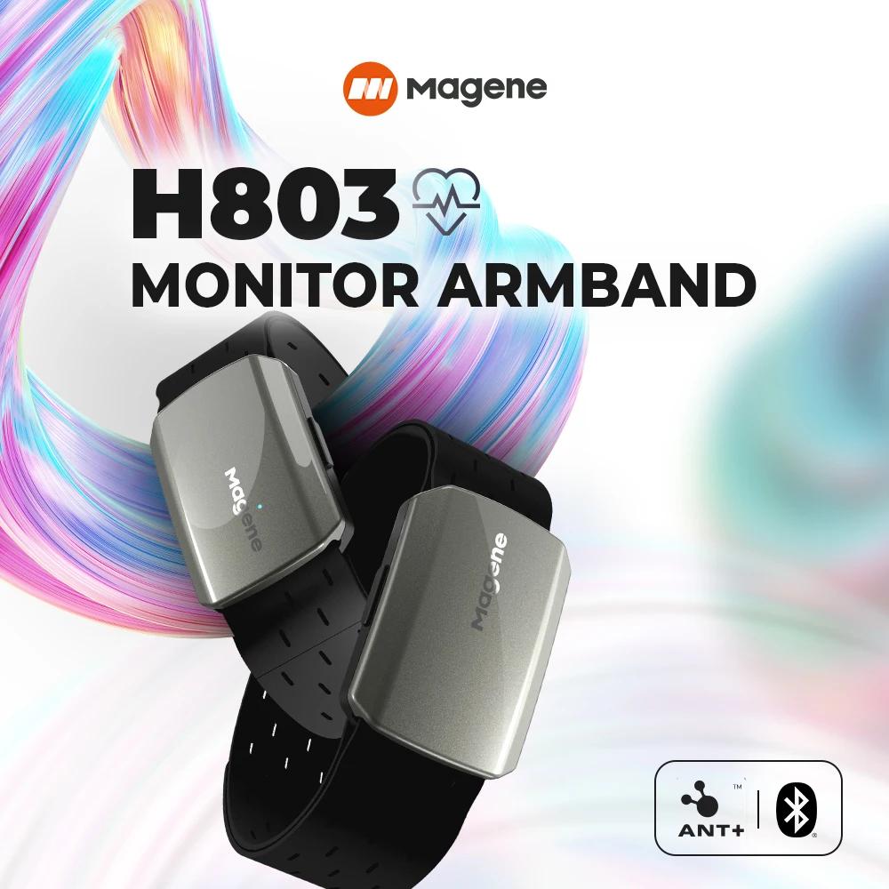 Magene moniteur de brassard de fréquence cardiaque double Mode Bluetooth ANT H803 capteur bras drago