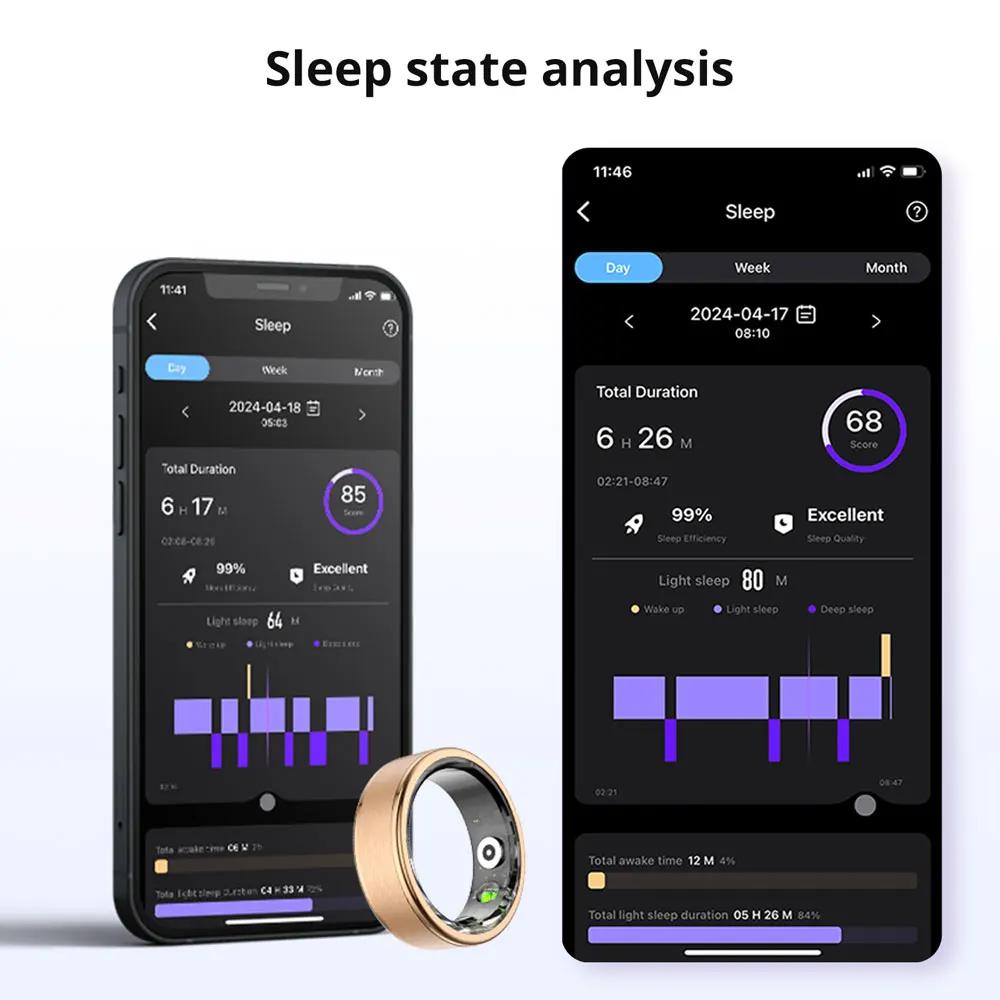 COLMI-Anneau intelligent R03 pour hommes et femmes, autonomie de la batterie 39 jours, moniteur de s