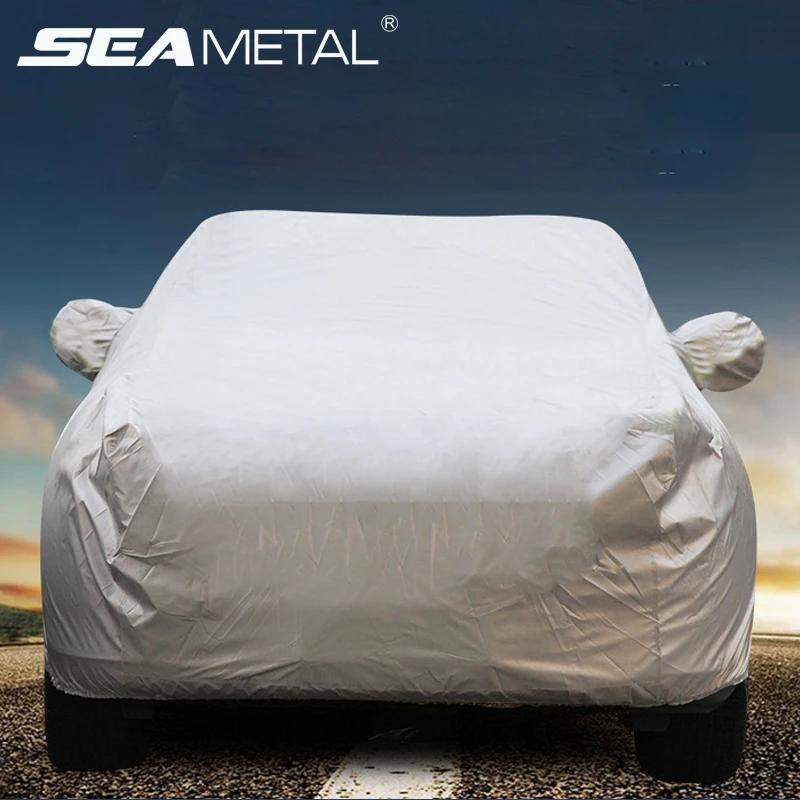 Bâches de voiture imperméables, protection complète universelle pour SUV, berline, neige, poussière,