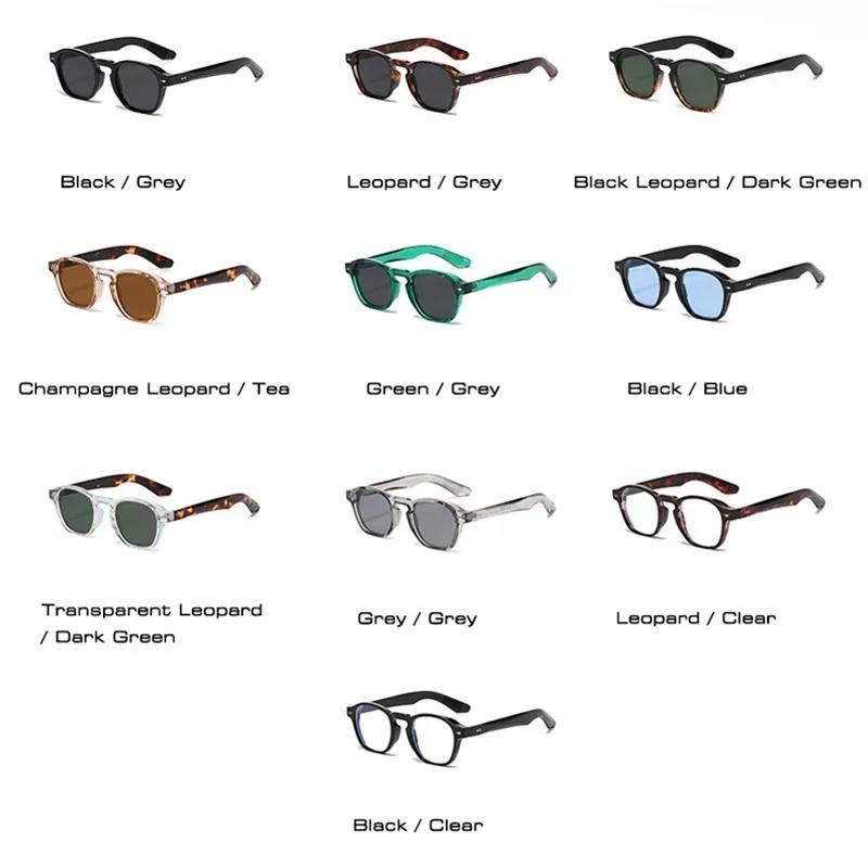 JNPCXI rétro Rivets hommes lunettes de soleil carrées mode bleu vert tendance nuances UV400 femmes c