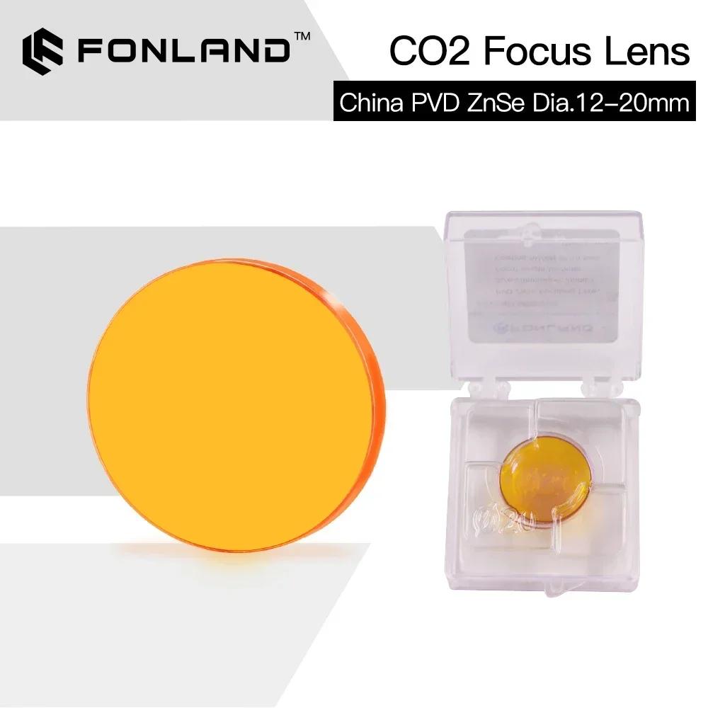 Fonland ZnSe lentille de mise au point lentille Laser PVD Dia.18/19.05/20 FL38.1/50.8/63.5/76.2/101.