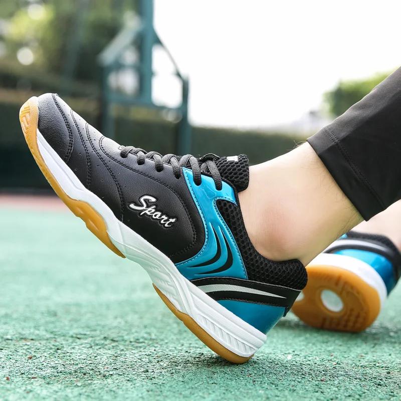 Chaussures de Badminton flambant neuves pour hommes, baskets de Tennis, de volley-ball, respirantes,