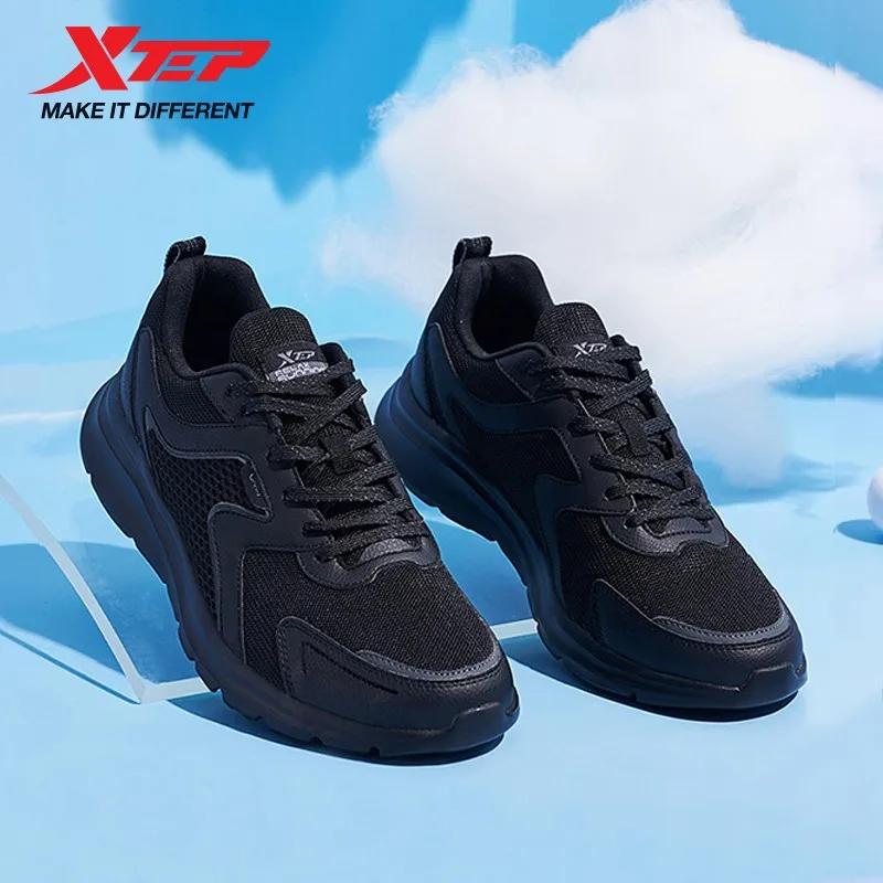 Xtep chaussures de course pour hommes chaussures de sport hommes légers Absorption des chocs chaussu