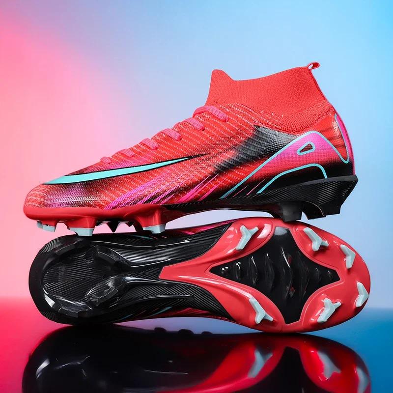 Nouveaux hommes bottes de Football chaussures d'entraînement FG chaussures de Football ultralégères