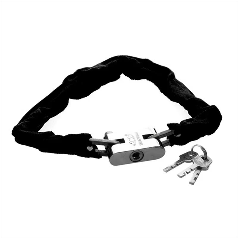 Serrure de vélo 83CM antivol en métal vtt vélo de route serrure de sécurité robuste cadenas de moto