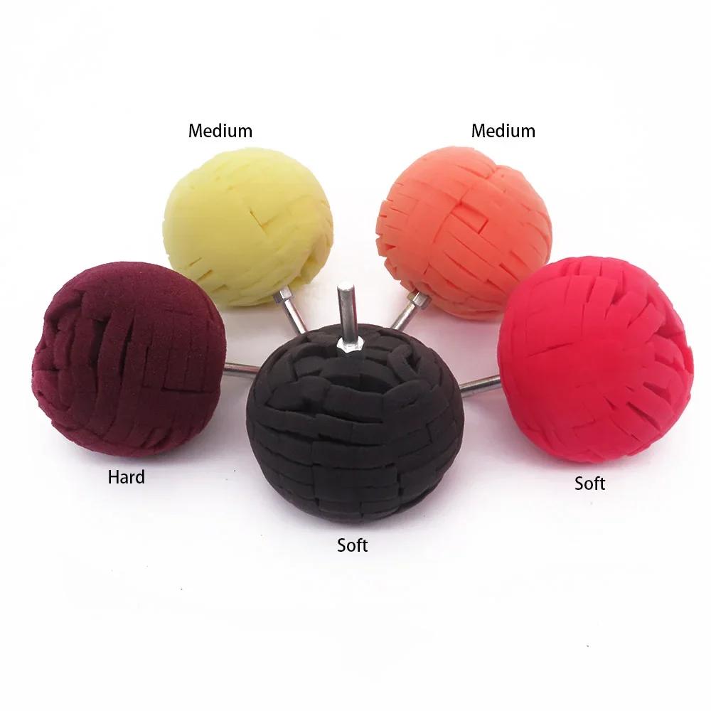 Tampon de polissage de voiture, mousse de polissage, éponge, polisseuse conique, tampon tampon, Kit