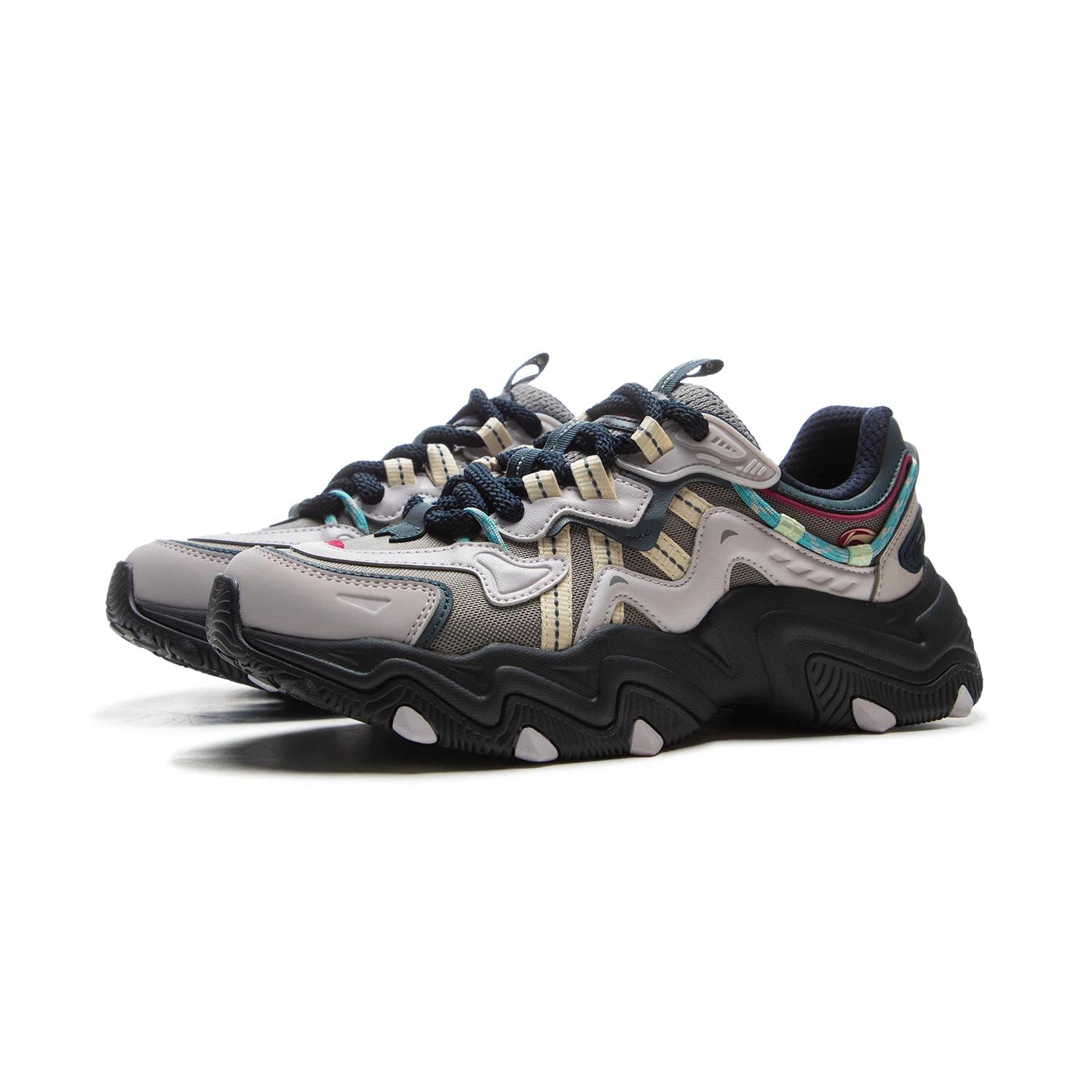 Li-Ning X-CLAW LITE 2 – chaussures de style de vie pour femmes, baskets rétro confortables et résist