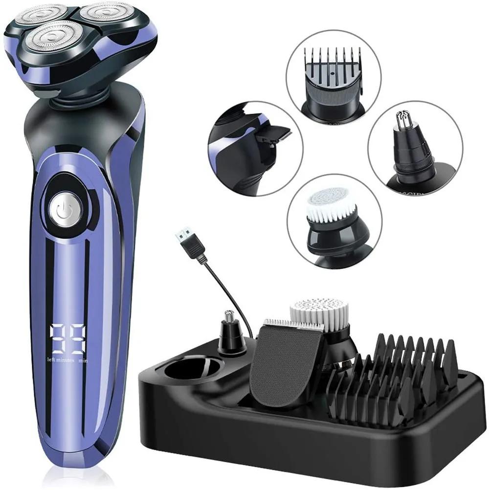 MOTAWISH rasoir électrique humide-sec double usage étanche rasoir électrique nez oreille tondeuse à
