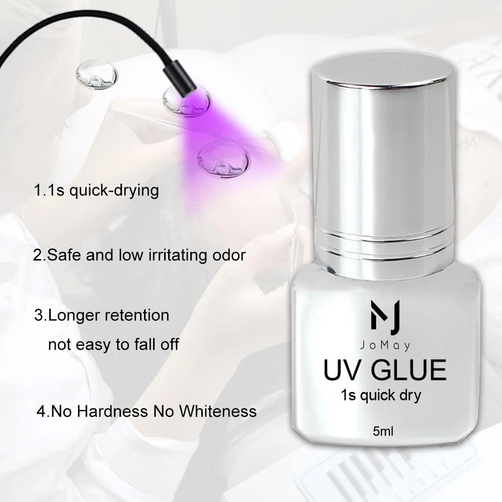 JOMAY colle UV colle à cils Extra forte colle à cils fournitures d'extension colle UV 5ML adhésif ét