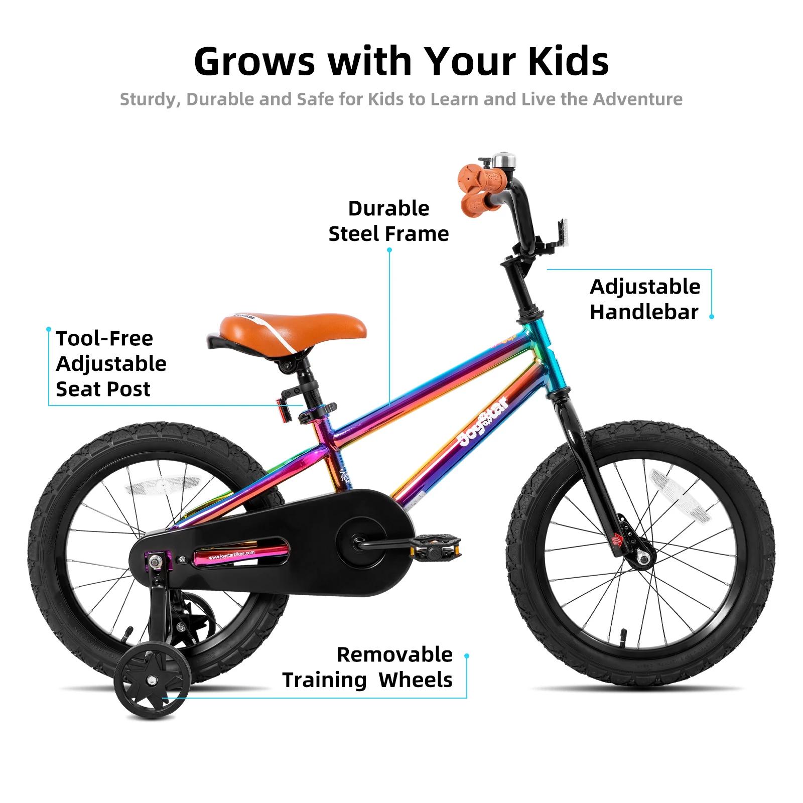 YSTAR-Vélo de style BMX pour enfants avec roues d'entraînement, chaîne US Warehouse, garçons et fill