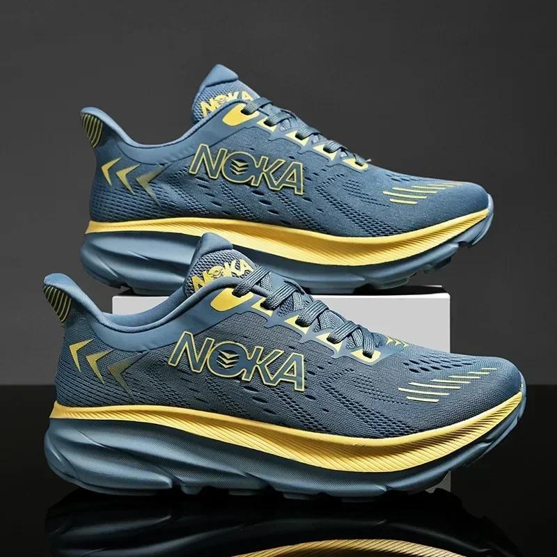 Chaussures de course pour hommes Jogging respirant maille amorti antidérapant extérieur chaussures d