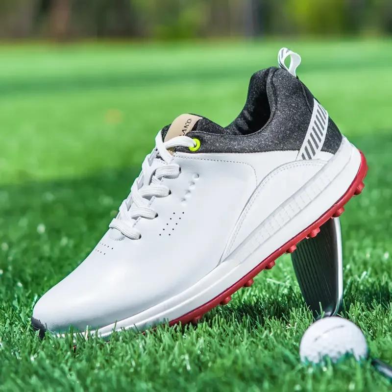 Chaussures de golf imperméables coordonnantes pour hommes et femmes, baskets confortables pour golfe