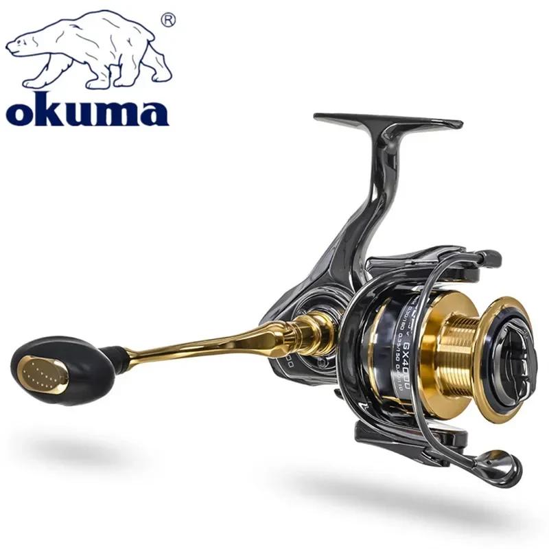 OKUMA moulinet de pêche tout en métal 22KG13 + 1 roue de ligne de pêche à grande vitesse adapté à to