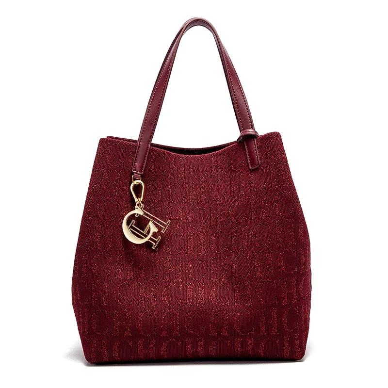 CH – sac à main grande capacité pour femmes, Simple, pour les déplacements quotidiens, polyvalent, c