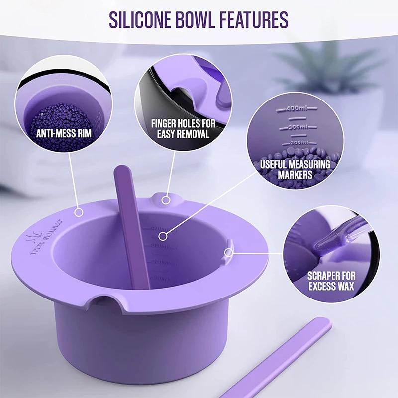 Filles en silicone résistant à la chaleur pour épilation, pot de remplacement, réutilisable, chaud,