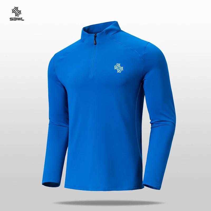 SBWL hommes de haute qualité cyclisme randonnée sports de plein air à manches longues T-shirt loisir