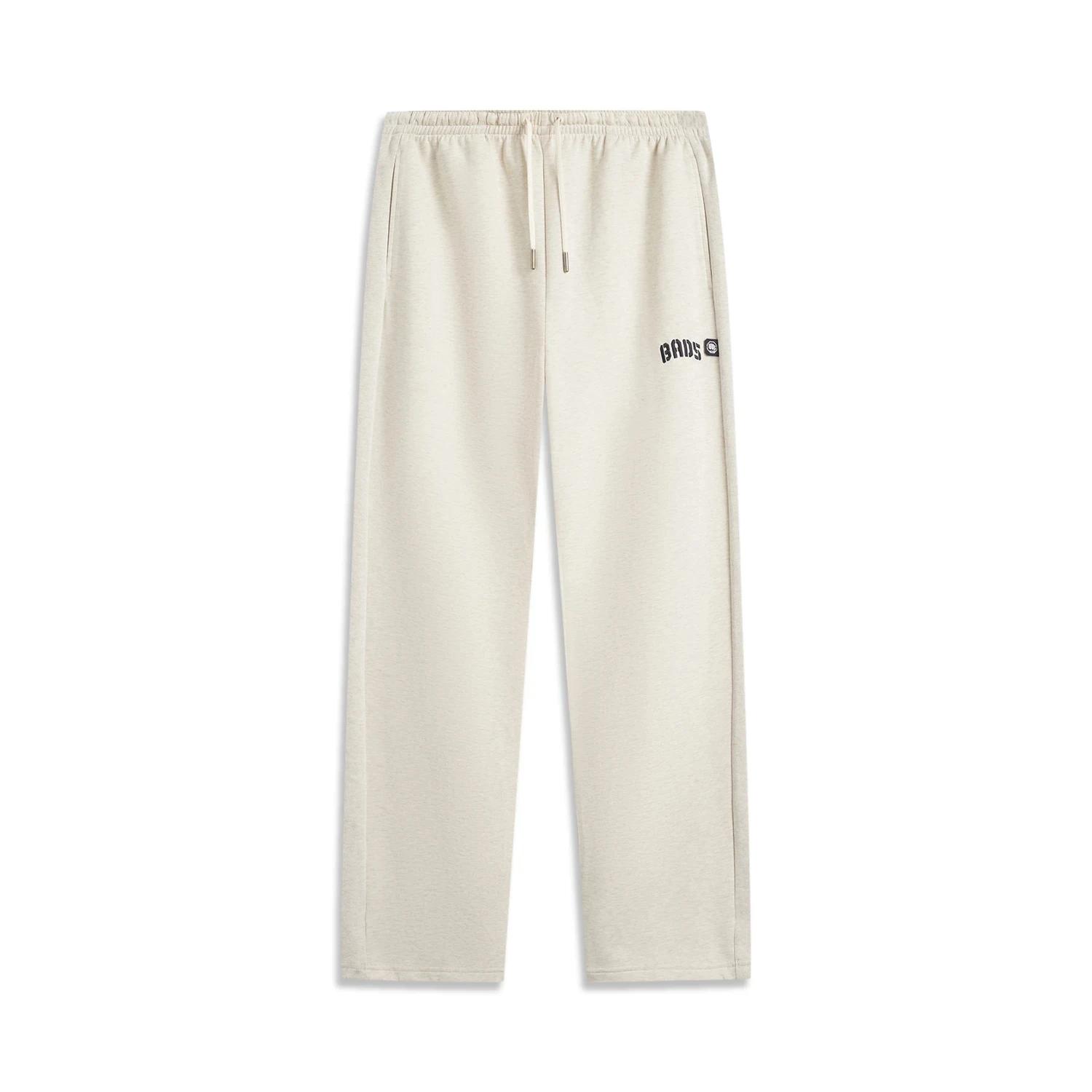 Li-ning Pantalon BADFIVE pour homme AT DRY FREEZE Coupe ample 54% coton 46% polyester Logo brodé Dou