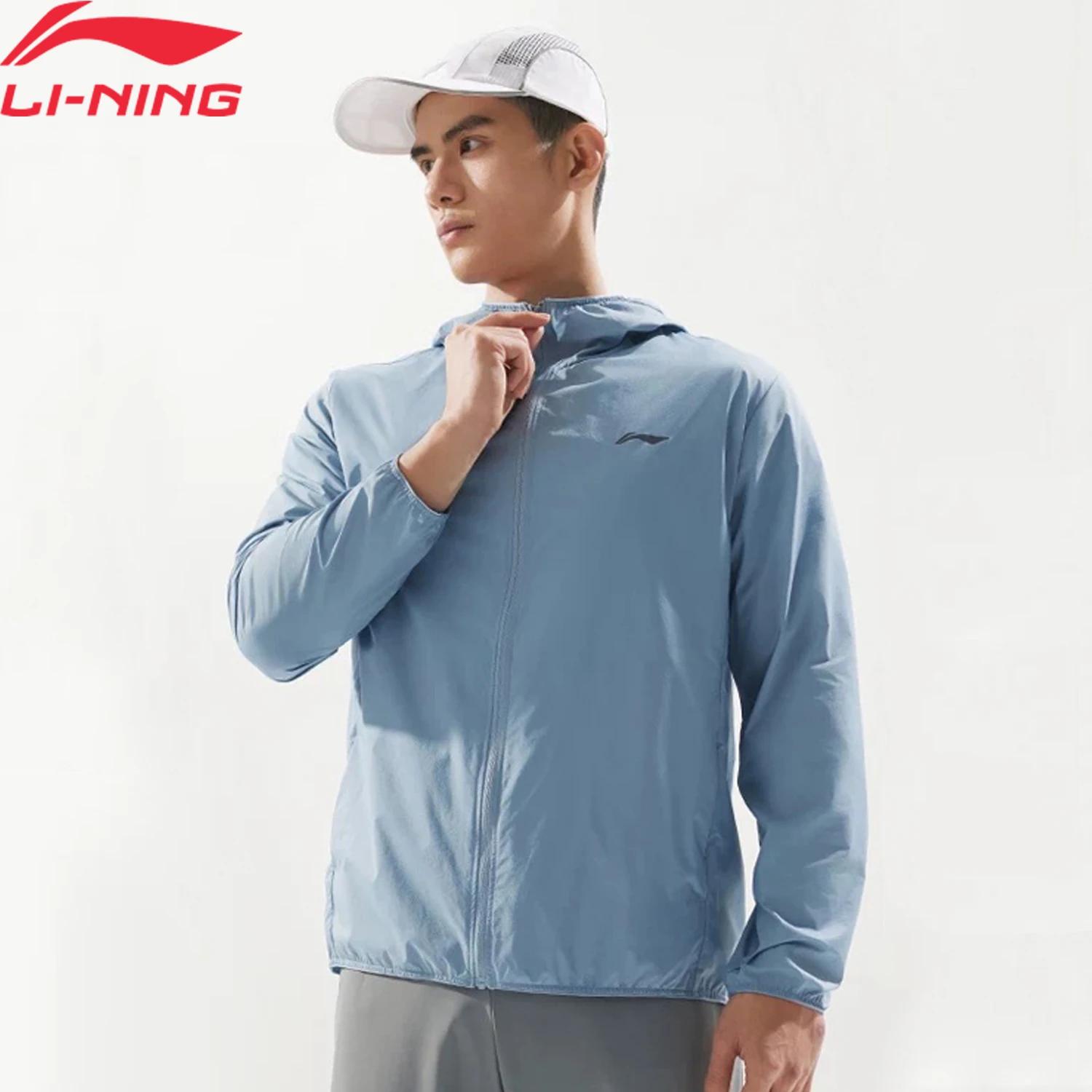 Li-Ning Coupe-vent d'entraînement pour hommes AT DRY FREEZE Polyamide Coupe régulière AT PROOF SMART